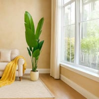 شجرة موز صناعي180 سم بمركن ابيض