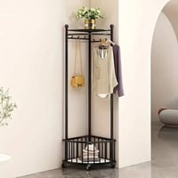 علاقة ملابس ركنية اسود