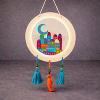 تعليقة جدارية رمضانية مضيئة بمقاس