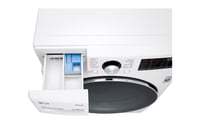 إل جي - غسالة تحميل أمامي، سعة غسيل 15 كجم، تجفيف...