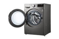 إل جي - غسالة تحميل أمامي، سعة غسيل 15 كجم، تجفيف...