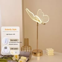 مصباح الجدول LED بتصميم الفراشة