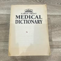 Clearview Large Print Medical Dictionary