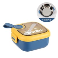 stainless steel blue and yellow