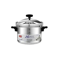 السيف قدر ضغط ألومنيوم - 15 لتر - فضي