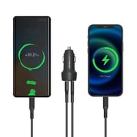 شاحن سيارة مدخلين usb و pd