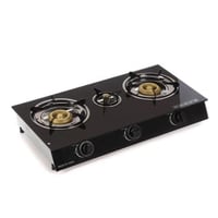 موقد غاز 3عين زجاجي