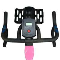 ‏دراجة تمارين رياضية لون وردي