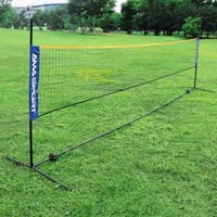 شبك مع اعمدة كرة تنس 3متر