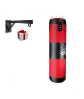 كيس ملاكمة مملوء 120سم +هدية حامل جداري