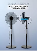 مروحة استاند و عمود جيباس