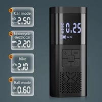 منفاخ هواء متنقل قابل للشحن شاشة ديجيتال مع كشاف ل...