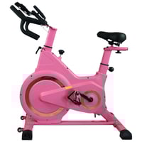 ‏دراجة تمارين رياضية لون وردي