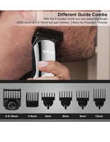 مجموعة الحلاقة احترافية 11 في 1 IPX6 قابلة للغسل ل...