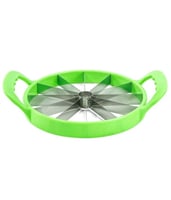 قطاعة بطيخ وأناناس أبيض/أخضر