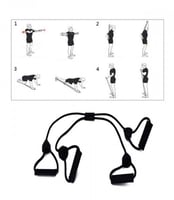 حبل مقاومة (يد + قدم)