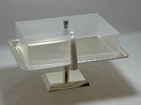 صينية تقديم فاخرة بغطاء وهدب