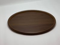 صينية تقديم خشبية بيضاوية