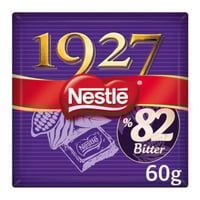 نستله 1927 شوكولاتة داكنة مربعة 82% 60 جرام