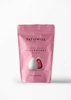 باتيسويس فراولة مغطاه بالشكولاته البيضاء