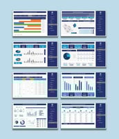 قالب بكج بوربوينت 8 سلايدات سير المشاريع