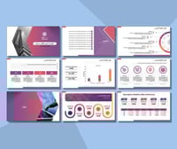 قالب بكج بوربوينت 9 سلايدات