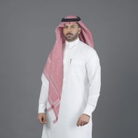 شماغ البسام بصمة 3 لون غامق