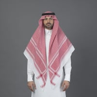 شماغ البسام وطني ختم اسود