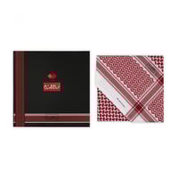 شماغ البسام الختم الأسود إنجليزي