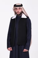 سديري دبل فيس رصاصي مع اسود