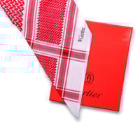 عرض شماغ كارتير ( أحمر + أبيض)