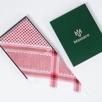 شماغ ماسارو ختم أبيض - Massaro