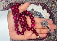 سبحة فاتوران توتي معرق طربزونة فضة