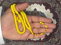 سبحة مساطر بكلايت أصفر صب قديم تمليكة بسبيرات