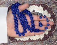 سبحة كاست أزرق شفاف تمليكة