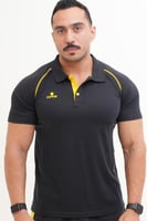 اسود/بتطريز اصفر