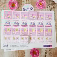 ستيكرات توزيعات مولوده