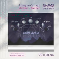 لوحة أطوار القمر