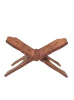 حامل مصحف خشب هندي X (نجوم نحاس) 18 بوصه بعلبه