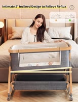 سرير هزاز نكست تو مي الجديد كلياً مع طاولة غيار