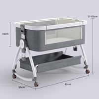 سرير هزاز نكست تومي | رمادي - بيج