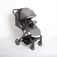 عربة أطفال خفيفة للسفر اتجاهين - رمادي