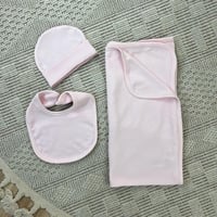 طقم افرول 4 قطع - وردي