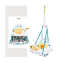 كرسي طعام 2 في 1 للأطفال مع طاولة وأرجوحة قابلة لل...