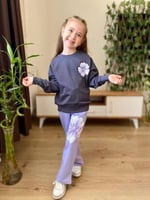 طقم بناتي بنقشه