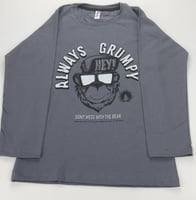 بجامة ولادي رمادي قطن 100% 4-11 سنة