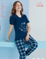 بجامه بناتي صيفي 13-18 سنة