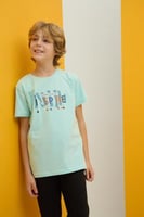 بجامة ولادي صيفي قطن ليكرا 5-12 سنة