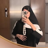 عباية - SL16 - كريب ملكي كوري