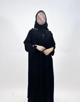 عباية كريب ملكي كوري - SL1